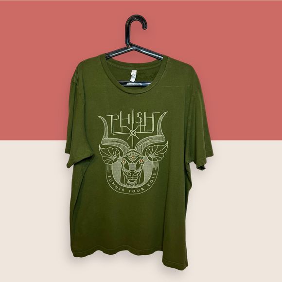 Other - *SOLD* 🐠 PHISH SUMMER TOUR 2015 ANTELOPE CONCERT TEE MERCH 2XL GREEN